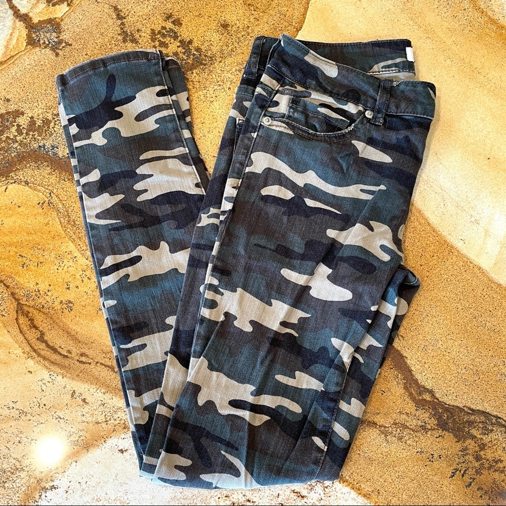 Ripped Camo Jeans